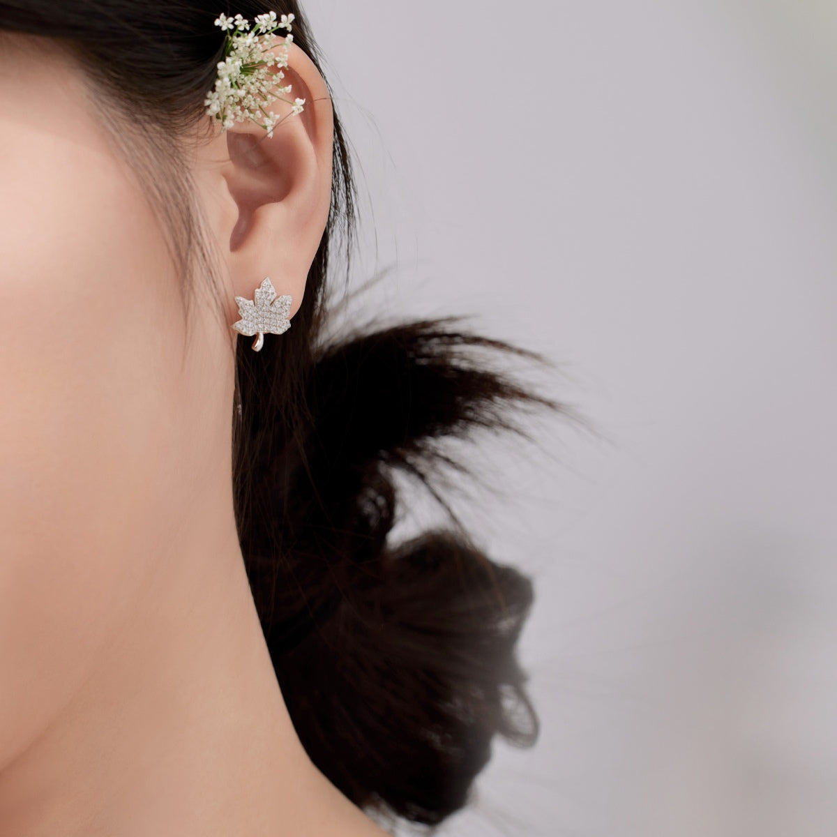 [Elowen Jewels]Exquisite Maple Leaf Design Earrings
