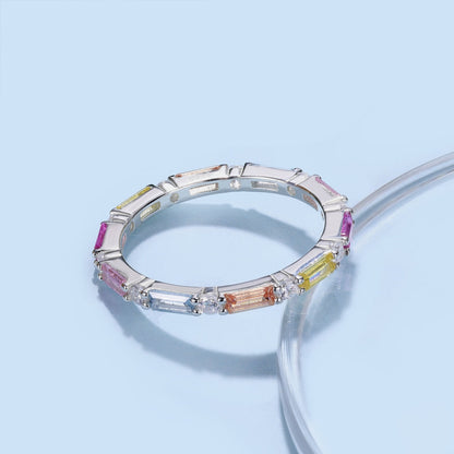 [Elowen Jewels]Lively In Shades Elegant Radiant Cut Daily Ring