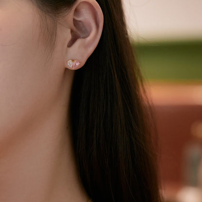 [Elowen Jewels]Dazzling Elegant Heart Cut Lover Earrings
