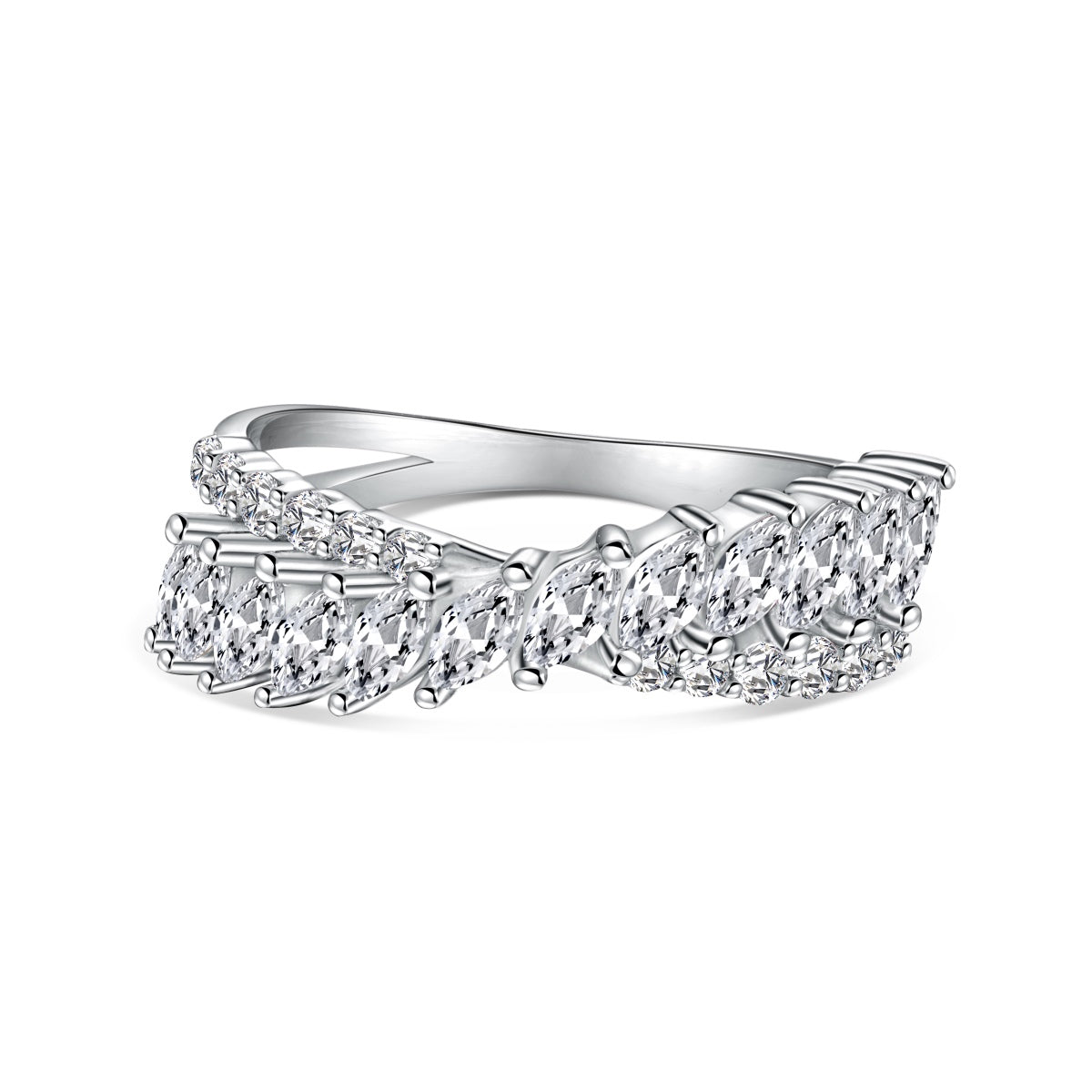 [Elowen Jewels]Unique Colorful Marquise Cut Daily Ring