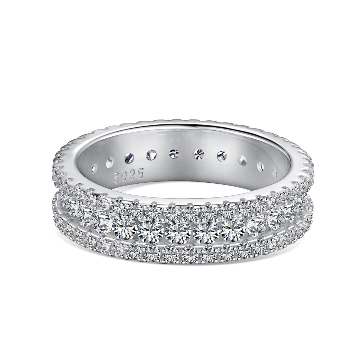 [Elowen Jewels]Delicate Colorful Round Cut Daily Ring