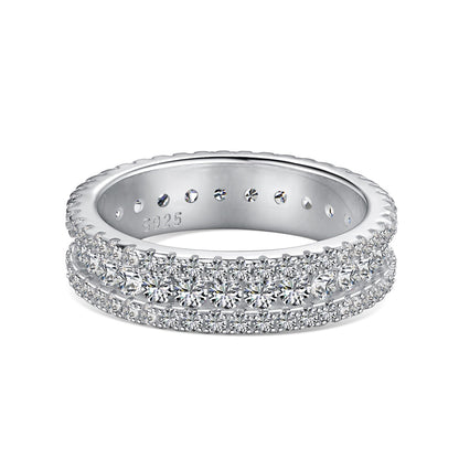 [Elowen Jewels]Delicate Colorful Round Cut Daily Ring