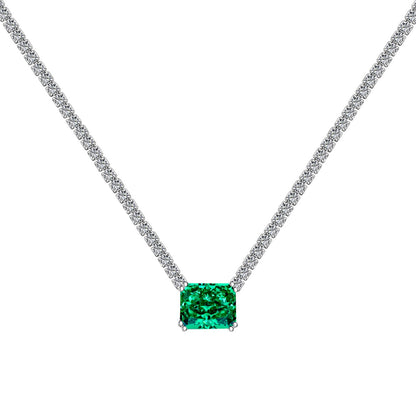 [Elowen Jewels]4.0 Carat Elegant Radiant Cut Necklace