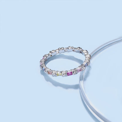 [Elowen Jewels]Charming Colorful Round Cut Daily Ring