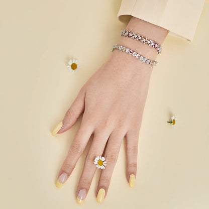 [Elowen Jewels]Dainty Exquisite Flower Shape Daily Bracelet