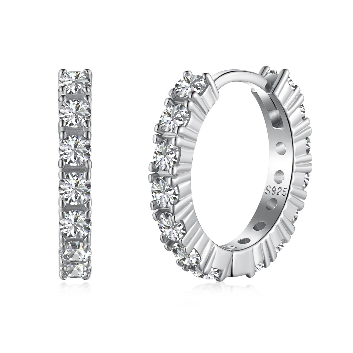 [Elowen Jewels]Radiant Colorful Round Cut Earrings