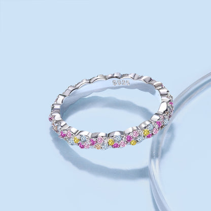 [Elowen Jewels]Dainty Ebullient Round Cut Daily Ring