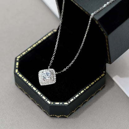 [Elowen Jewels]Sparkling Asscher Cut Necklace