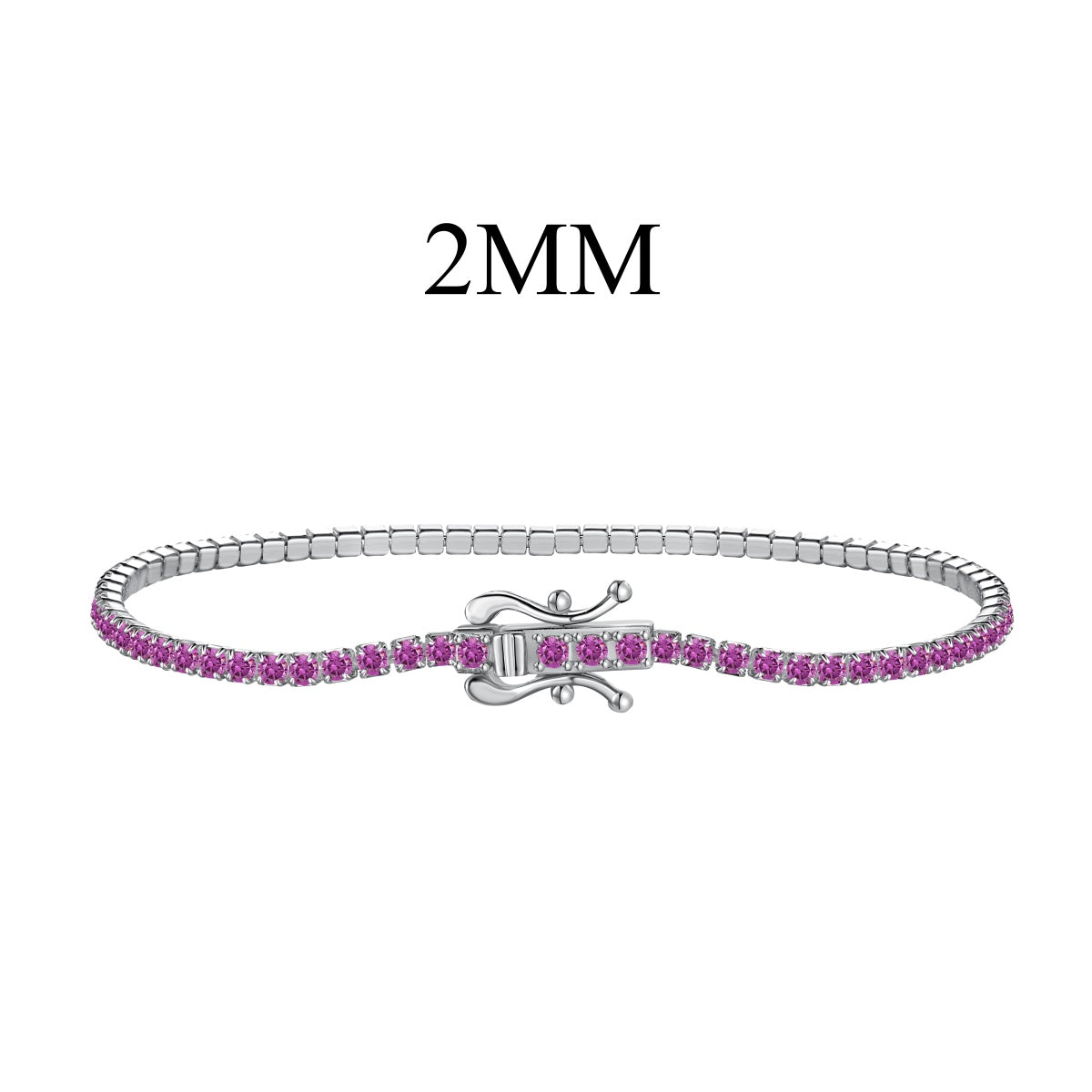 [Elowen Jewels]Radiant Colorful Round Cut Party Bracelet