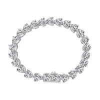 [Elowen Jewel]0.75 Carat Elegant Romantic Heart Shape Lover Bracelet