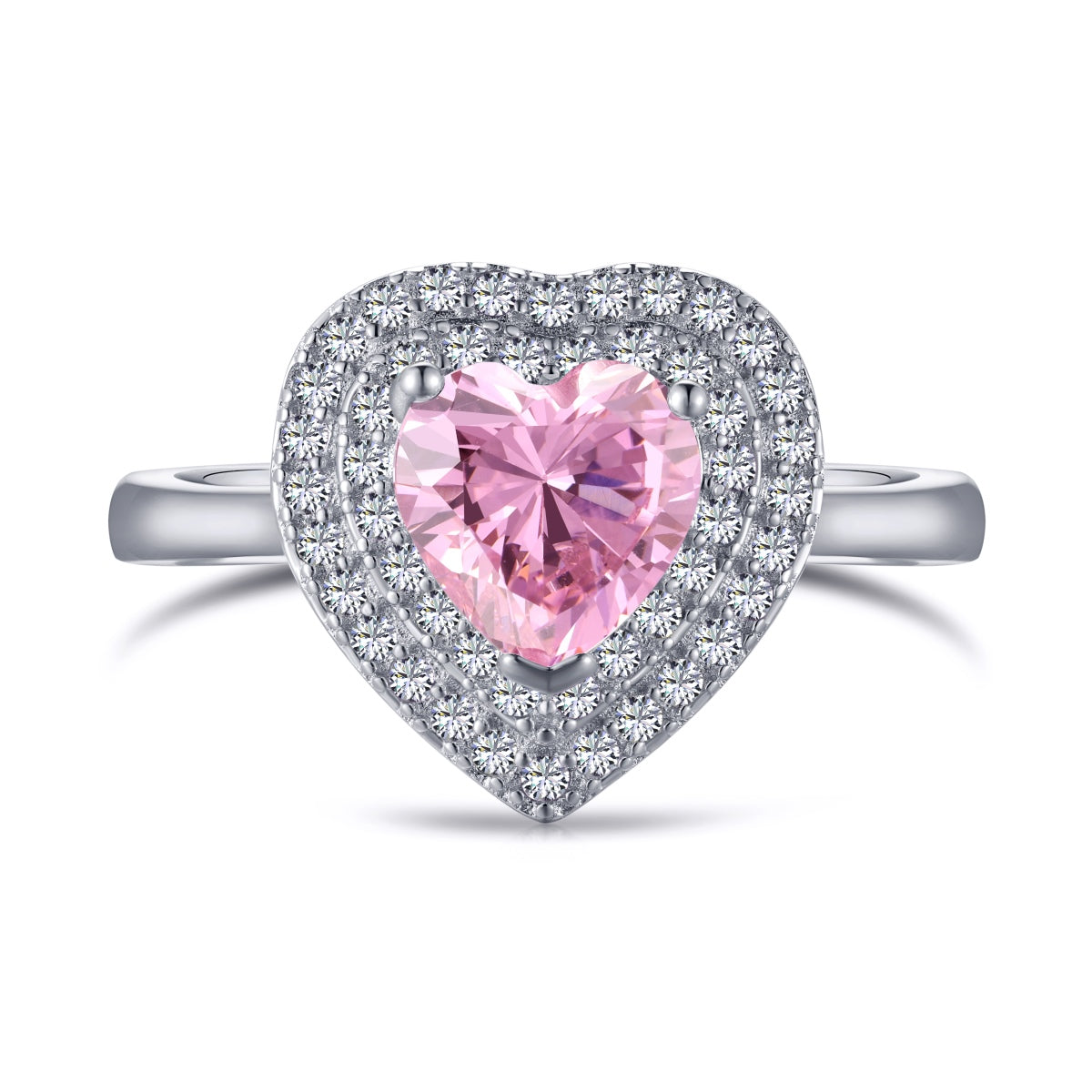 [Elowen Jewels]Delicate Ebullient Heart Shape Wedding Ring