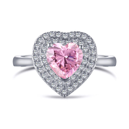 [Elowen Jewels]Delicate Ebullient Heart Shape Wedding Ring