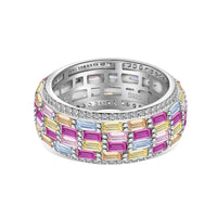 [Elowen Jewel]Radiant Colorful Radiant Cut Daily Ring
