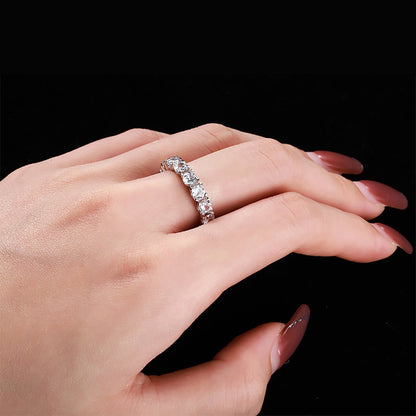 [Elowen Jewels]Eternity Round Cut Tennis Ring