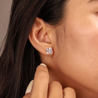 [Elowen Jewels]Ornate Square Shape Earrings