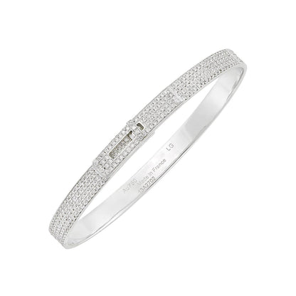 [Elowen Jewels]HM KELLY BRACELET IN SILVER AND FULL PAVE DIAMOND