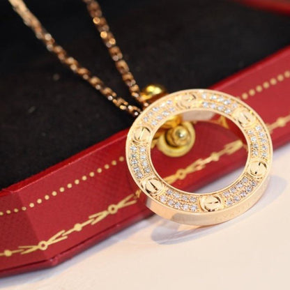 [Elowen Jewels]LOVE NECKLACE ADJUSTABLE ROSE GOLD