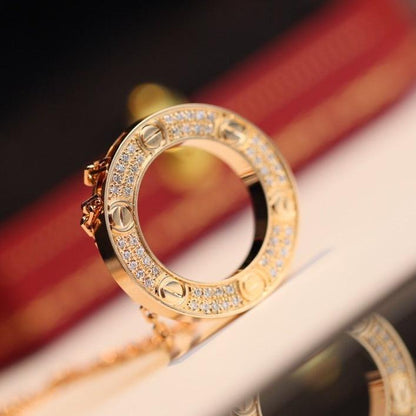 [Elowen Jewels]LOVE NECKLACE ADJUSTABLE ROSE GOLD