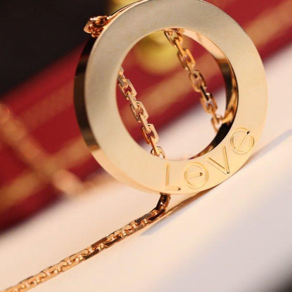 [Elowen Jewels]LOVE NECKLACE ADJUSTABLE ROSE GOLD