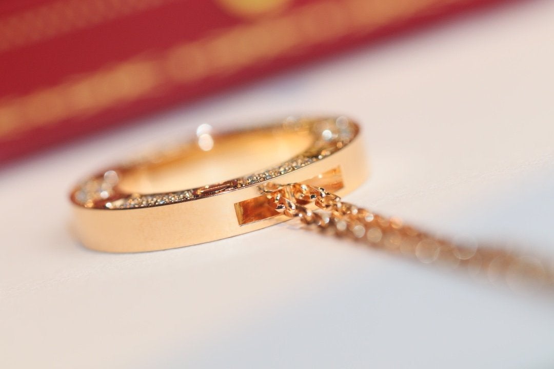 [Elowen Jewels]LOVE NECKLACE ADJUSTABLE ROSE GOLD