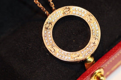 [Elowen Jewels]LOVE NECKLACE ADJUSTABLE ROSE GOLD