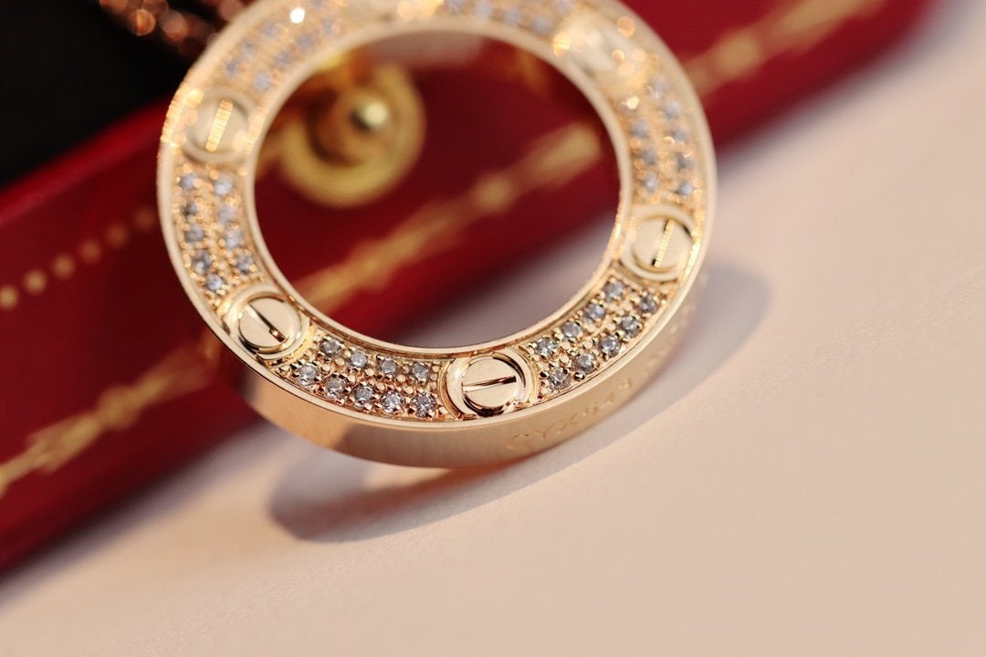 [Elowen Jewels]LOVE NECKLACE ADJUSTABLE ROSE GOLD