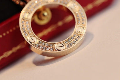 [Elowen Jewels]LOVE NECKLACE ADJUSTABLE ROSE GOLD