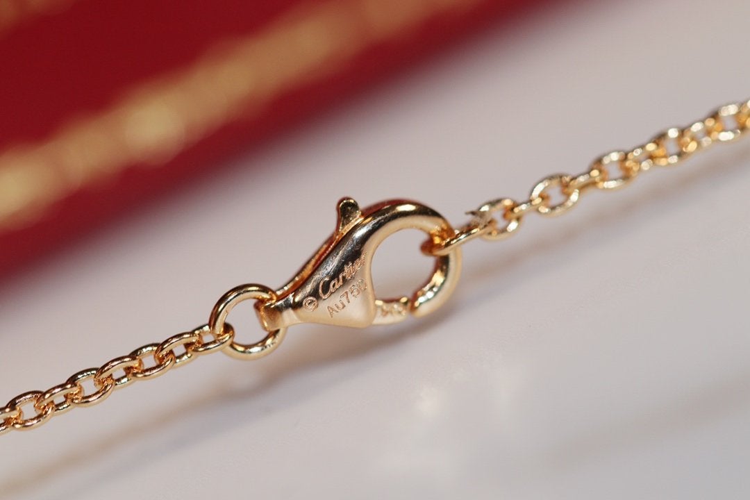 [Elowen Jewels]LOVE NECKLACE PINK GOLD AND SILVER