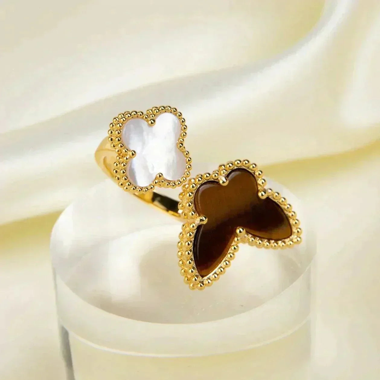 [Elowen Jewels]LUCKY BETWEEN THE FINGER RING