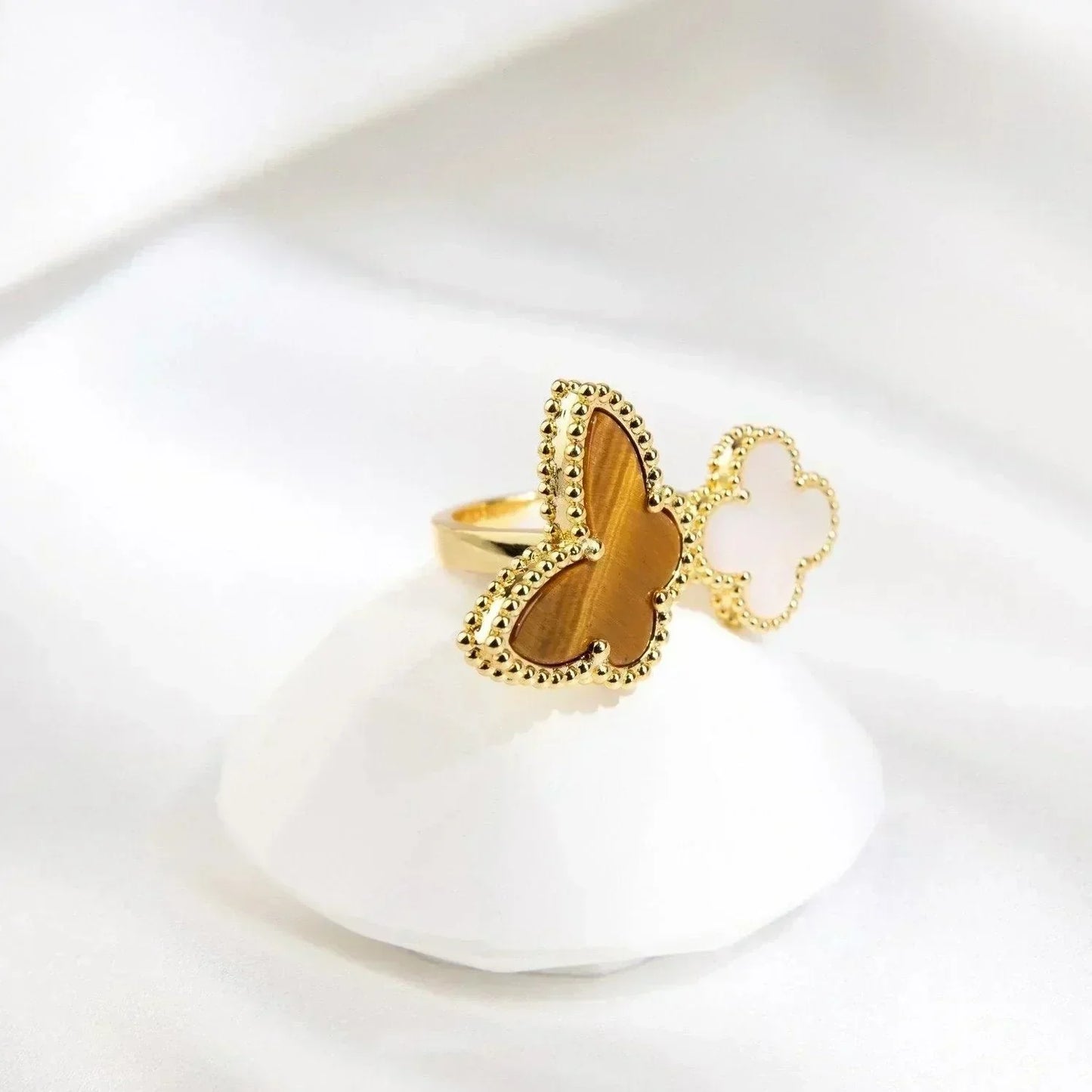 [Elowen Jewels]LUCKY BETWEEN THE FINGER RING