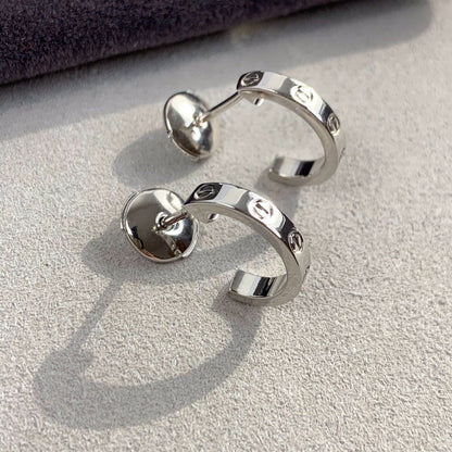 [Elowen Jewels]LOVE EARRINGS 2.65MM SILVER