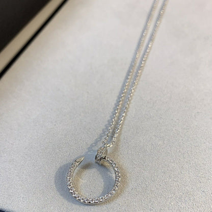 [Elowen Jewels]JUSTE NECKLACE SILVER DIAMONDS