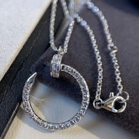 [Elowen Jewel]JUSTE NECKLACE SILVER DIAMONDS