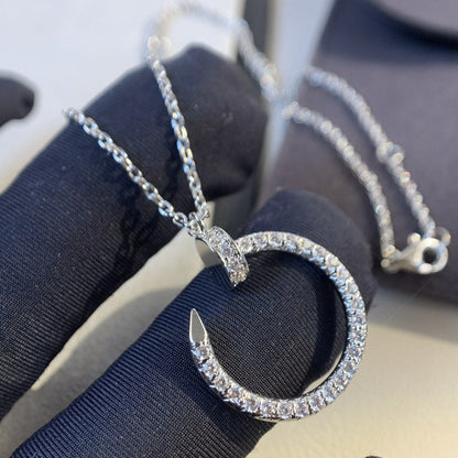 [Elowen Jewels]JUSTE NECKLACE SILVER DIAMONDS