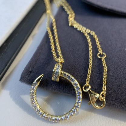 [Elowen Jewels]JUSTE NECKLACE GOLD DIAMONDS
