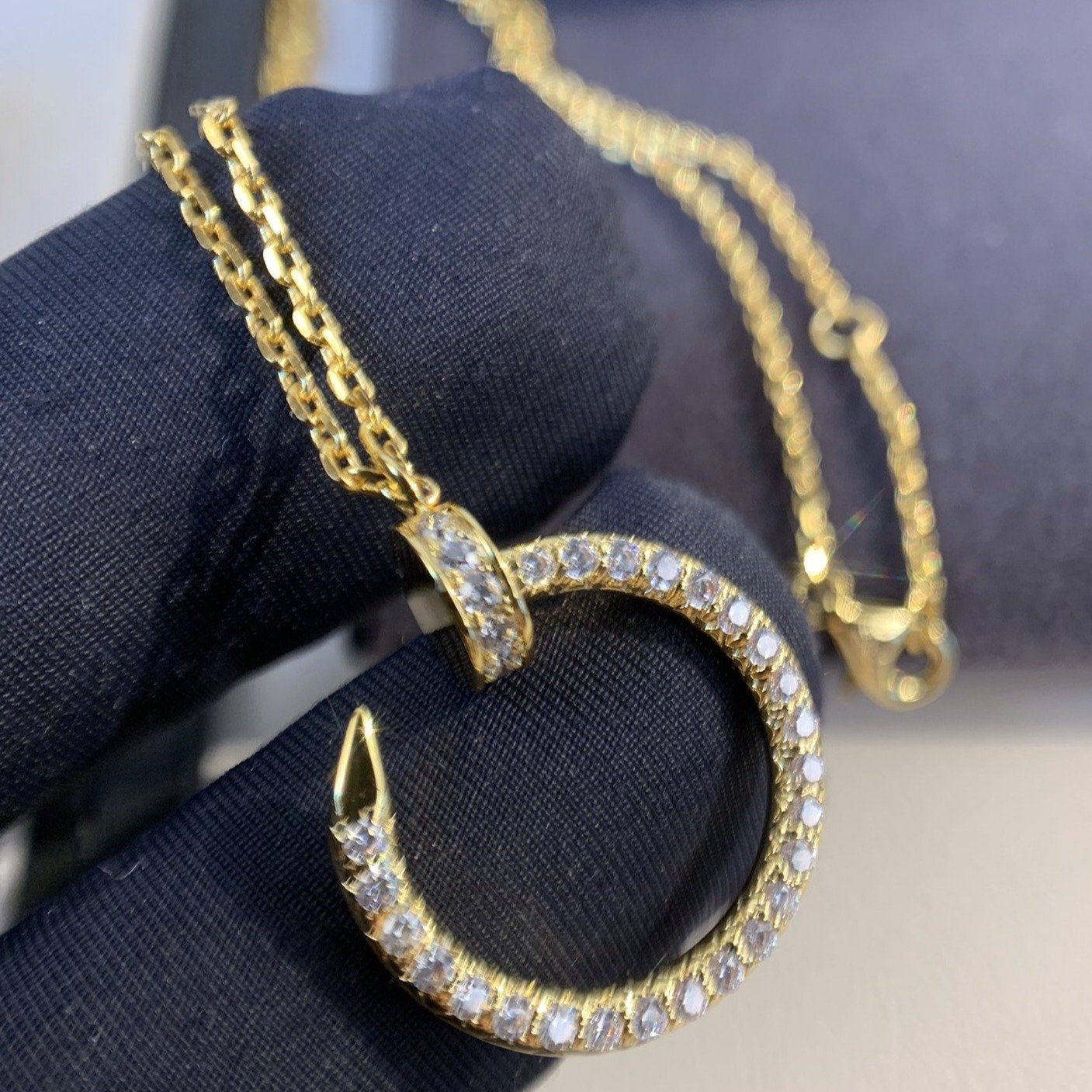 [Elowen Jewels]JUSTE NECKLACE GOLD DIAMONDS
