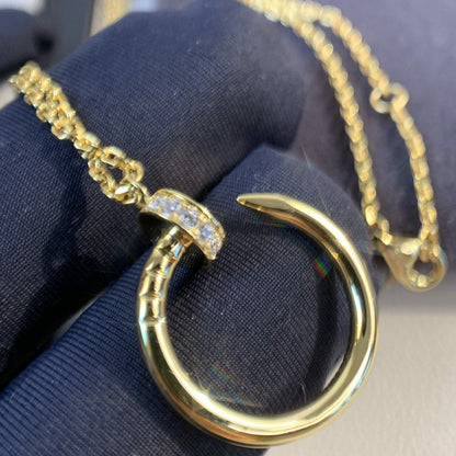 [Elowen Jewels]JUSTE NECKLACE GOLD DIAMONDS