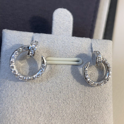 [Elowen Jewels]JUSTE EARRINGS SILVER DIAMONDS