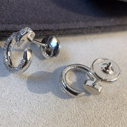 [Elowen Jewels]JUSTE EARRINGS SILVER DIAMONDS