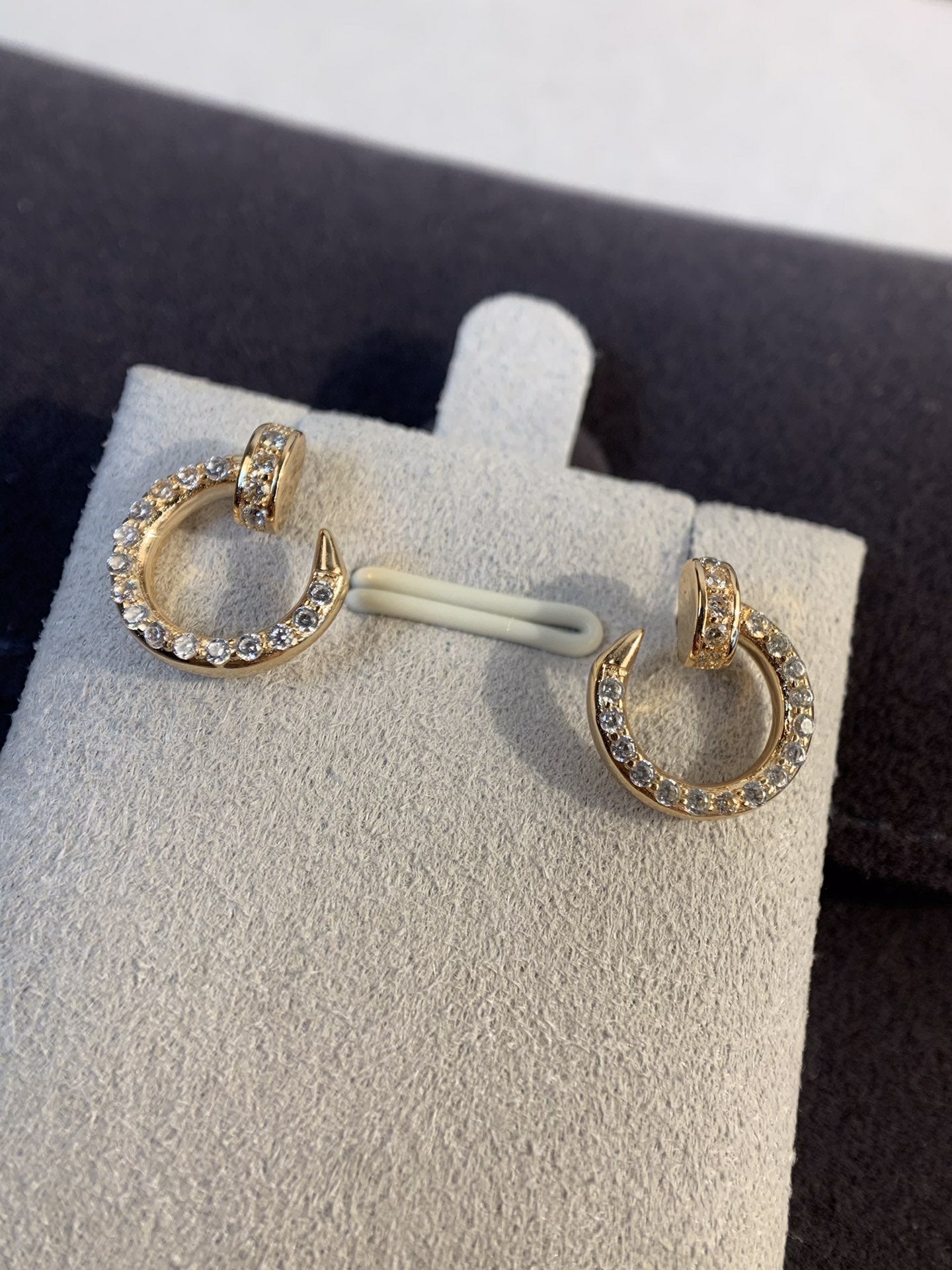 [Elowen Jewels]JUSTE EARRINGS GOLD DIAMONDS