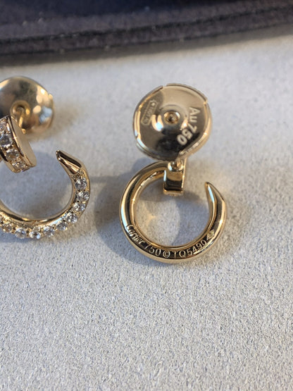 [Elowen Jewels]JUSTE EARRINGS GOLD DIAMONDS