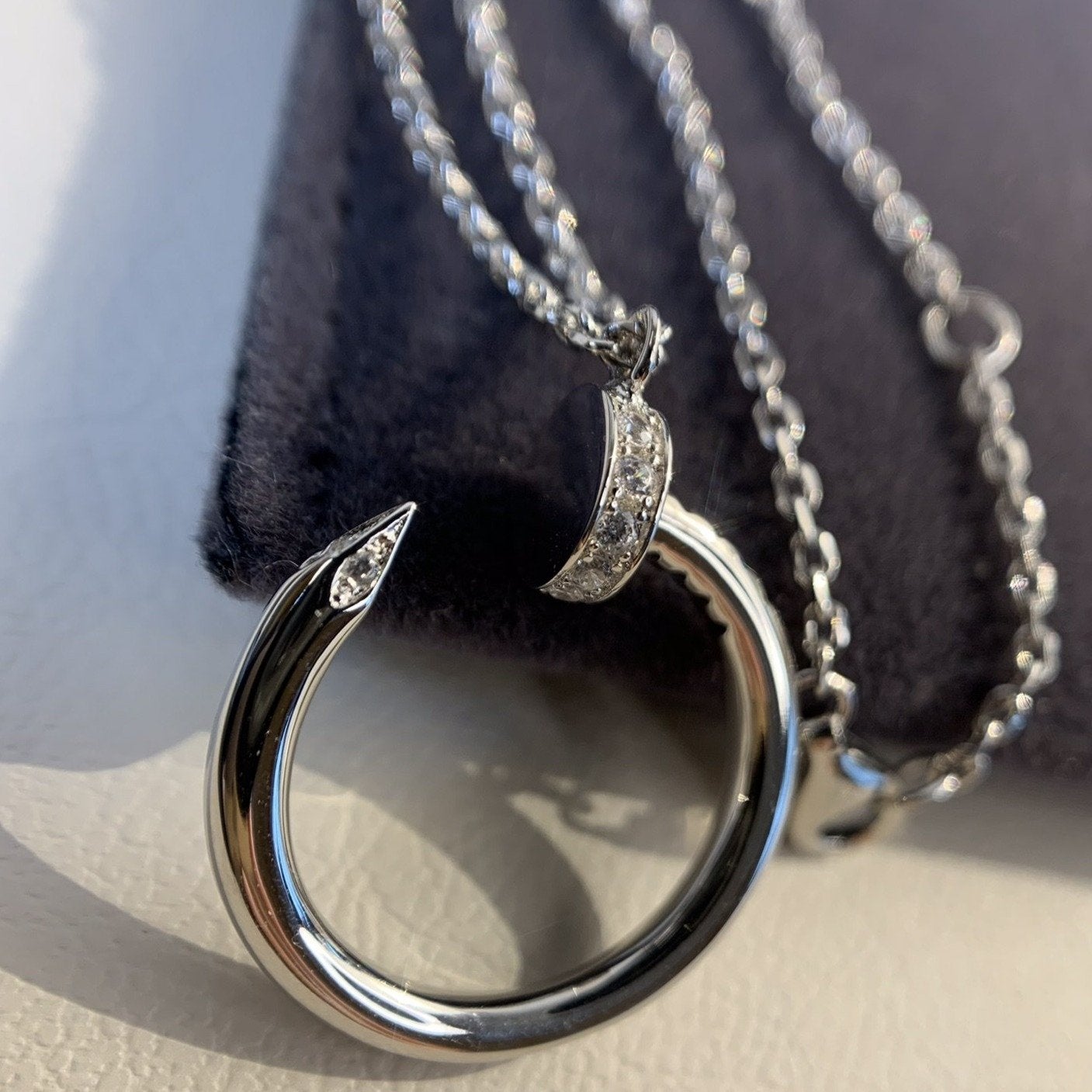 [Elowen Jewels]JUSTE NECKLACE SILVER