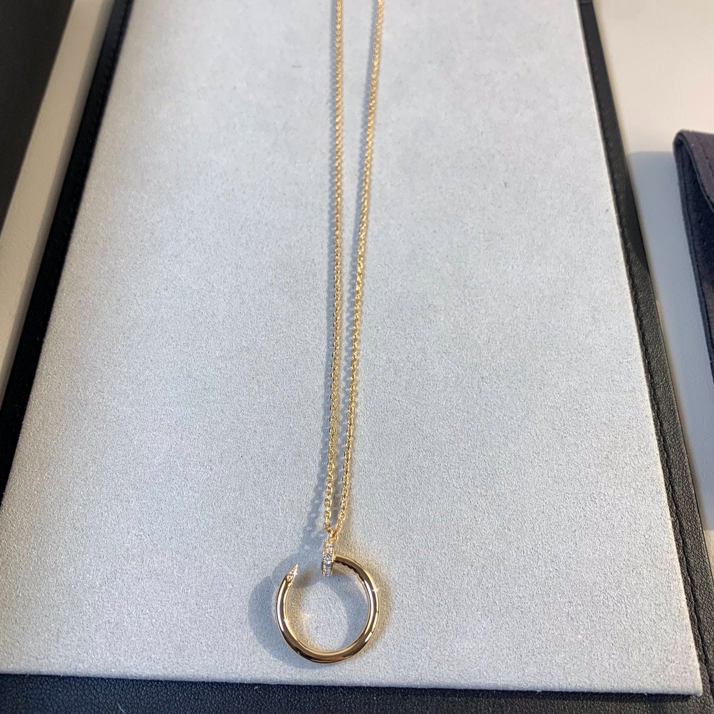 [Elowen Jewels]JUSTE NECKLACE PINK GOLD