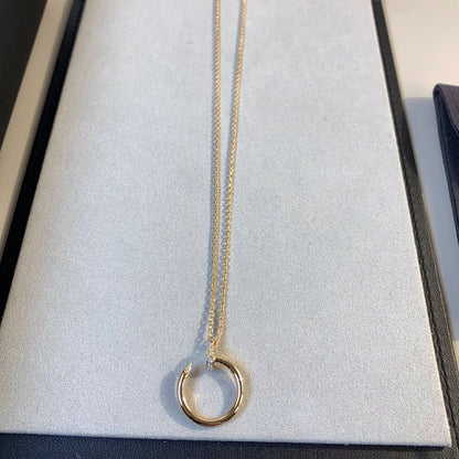 [Elowen Jewels]JUSTE NECKLACE PINK GOLD