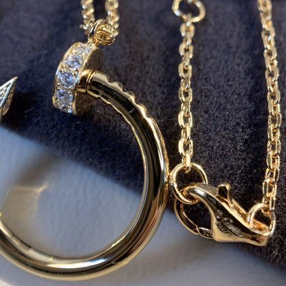 [Elowen Jewels]JUSTE NECKLACE PINK GOLD