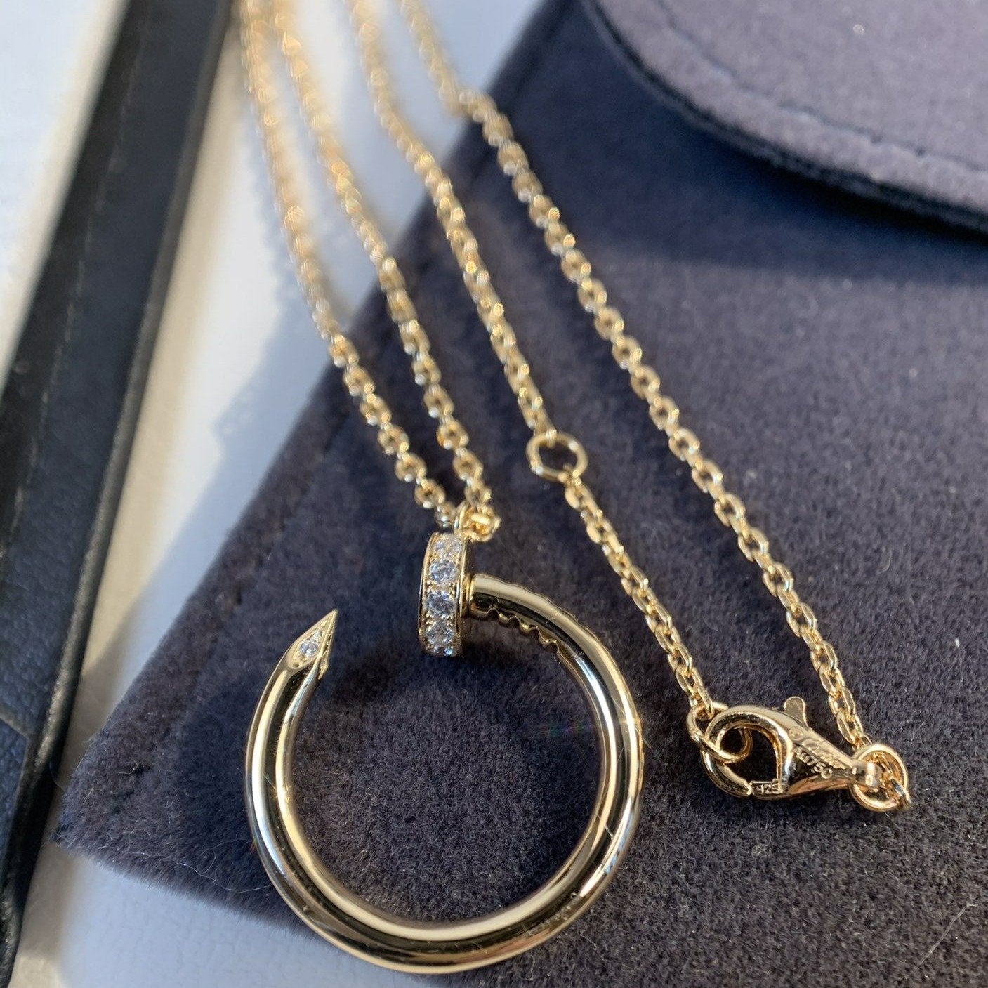 [Elowen Jewels]JUSTE NECKLACE PINK GOLD