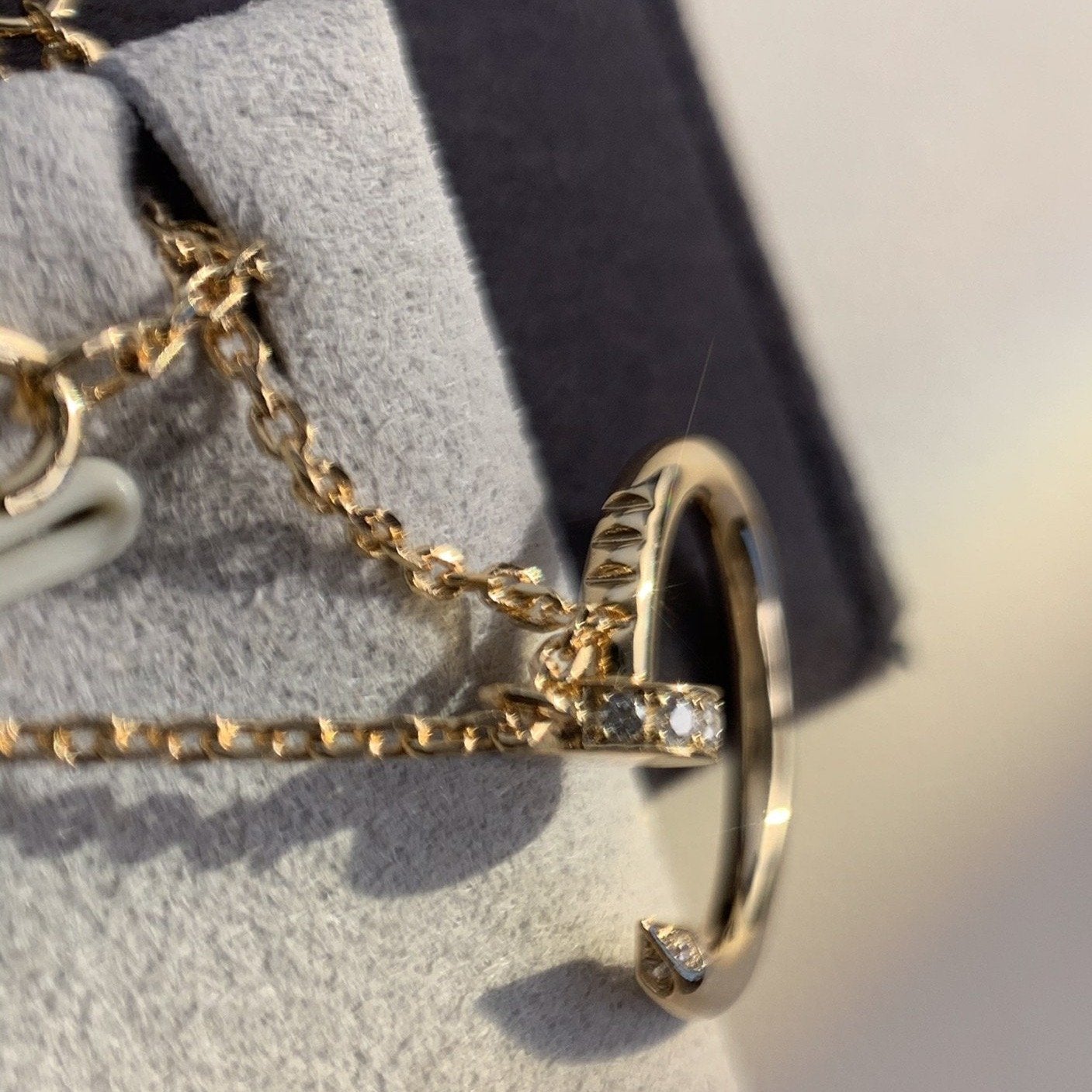 [Elowen Jewels]JUSTE NECKLACE PINK GOLD