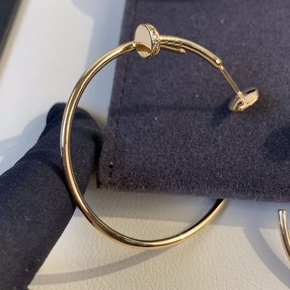 [Elowen Jewels]JUSTE EARRINGS GOLD DIAMONDS 1.8MM
