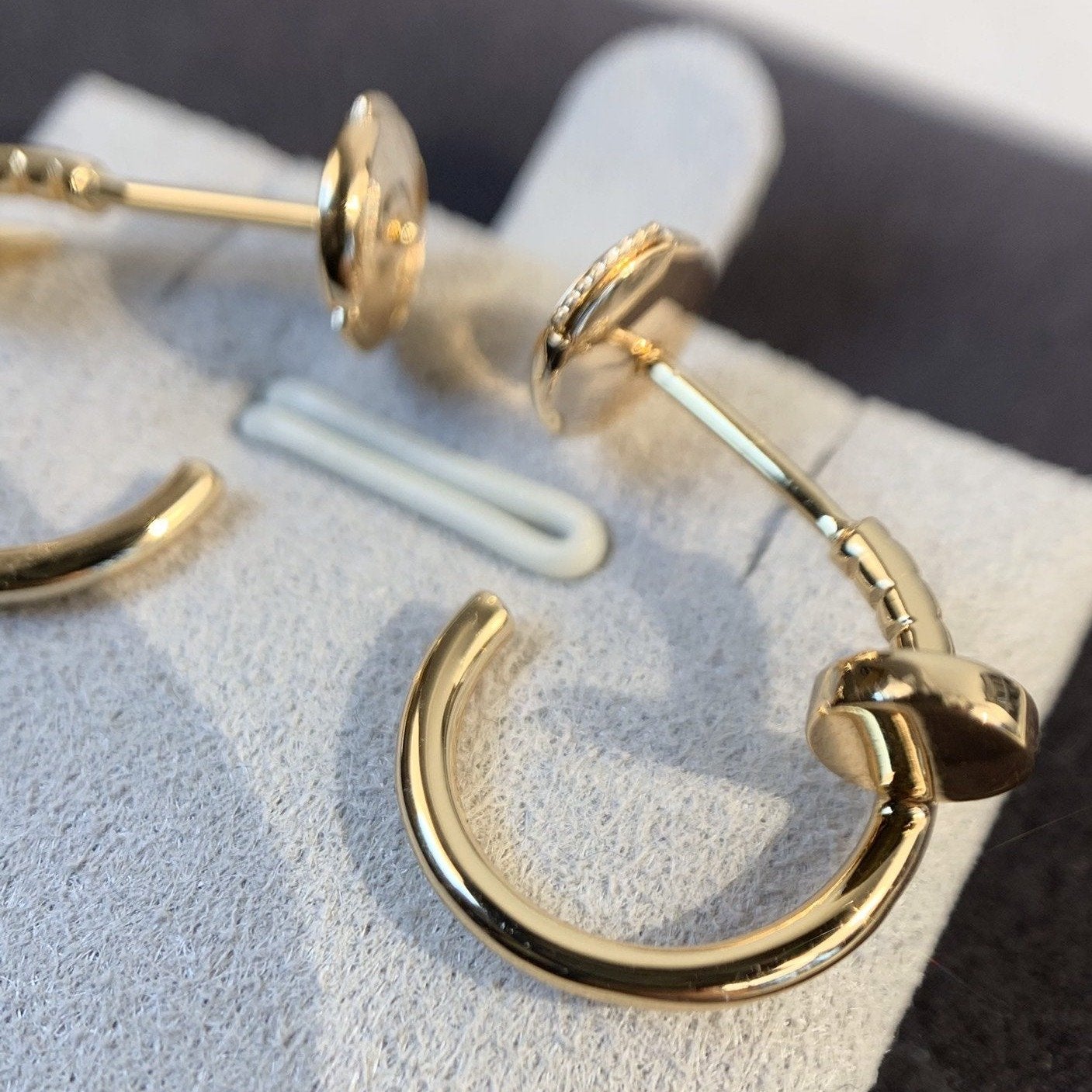 [Elowen Jewels]JUSTE EARRINGS PINK GOLD
