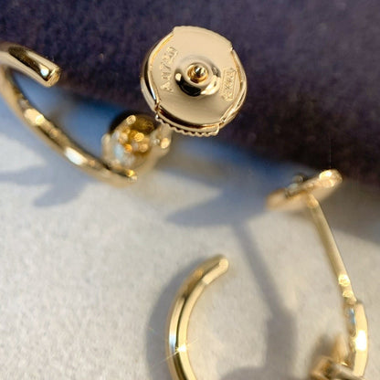 [Elowen Jewels]JUSTE EARRINGS PINK GOLD
